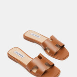 Hadyn Cognac Leather Sandal