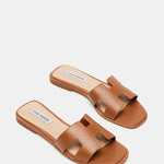 Hadyn Cognac Leather Sandal