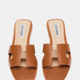 Hadyn Cognac Leather Sandal