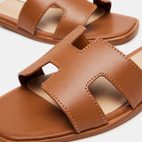 Hadyn Cognac Leather Sandal