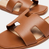 Hadyn Cognac Leather Sandal