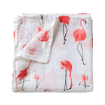 Ali + Oli Muslin Swaddle Blanket Flamingo