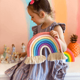 Ali + Oli Rainbow Macrame Nursery Décor