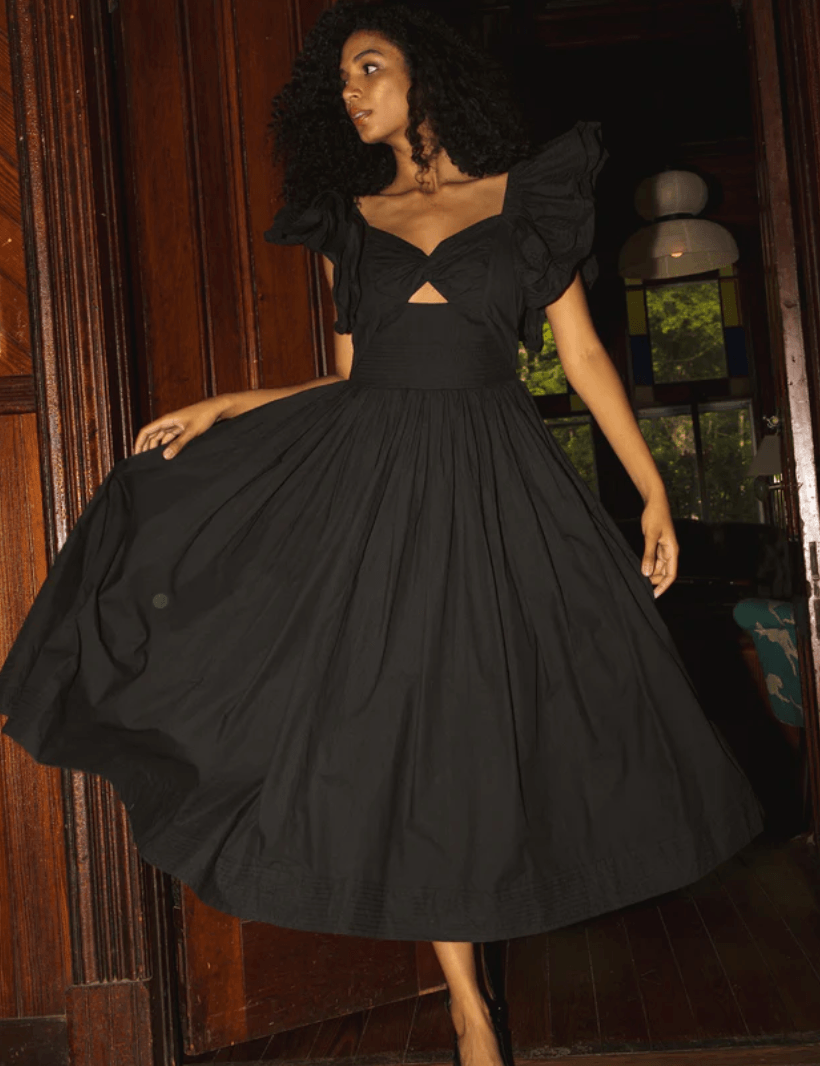 Cleobella Piper Midi Dress Black / L Cleobella Piper Midi Dress Black / L