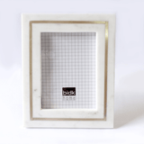 Brass Inlay Marble 5X7 Frame