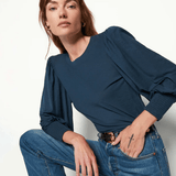 Nation LTD Loren Smocked Tee