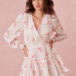 LoveShackFancy Spruce Dress Berry Moment