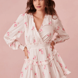 LoveShackFancy Spruce Dress Berry Moment