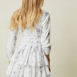 LoveShackFancy Finch Dress Misty Sea