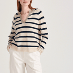 Jumper 1234 Stripe Open Collar