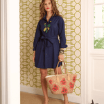 Frances Valentine Perfect Shirtdress Navy