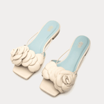 Frances Valentine Gardenia Sandal Oyster