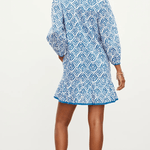 Velvet Kenley Dress Blue Mosaic