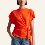 Apiece Apart Nina Cinched Top Flambe