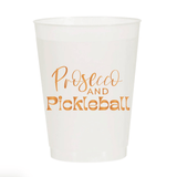 Sip Sip Hooray Prosecco & Pickleball Frosted Cups