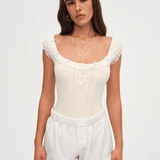 For Love & Lemons Daniela Knit Bodysuit