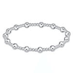 E Newton Classic Sincerity 4mm Sterling Bracelet