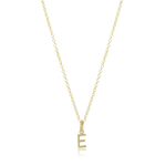 E Newton Respect 16" Gold Charm Necklace