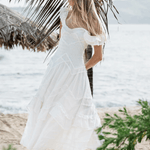 LoveShackFancy Brin Dress White