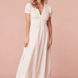 LoveShackFancy Sabela Dress White