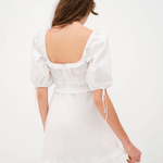 For Love & Lemons Jackson Mini Dress White
