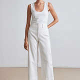 Classic Merida Straight Pant Cream