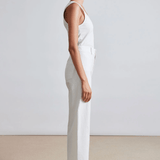 Classic Merida Straight Pant Cream