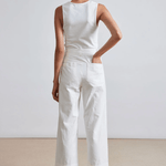 Classic Merida Straight Pant Cream