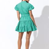 Lusana Karissa Belted Mini Dress