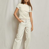 perfectwhitetee Katz Ribbed T-Shirt Sugar