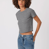Babe Tee Heather Gray