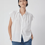 Velvet Palisade Top White