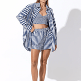 Lusana Sun Poplin Shirt Blair Stripe