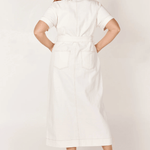 Girl and The Sun Nicole Midi Dress Ivory