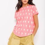 Lisa Todd Heart Hype Tee Think Pink
