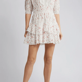 LoveShackFancy Clovis Dress Carmine Roses