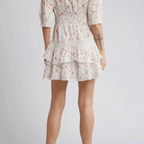 LoveShackFancy Clovis Dress Carmine Roses