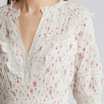LoveShackFancy Clovis Dress Carmine Roses