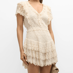 LoveShackFancy Cerilo Dress Cream