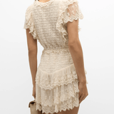 LoveShackFancy Cerilo Dress Cream