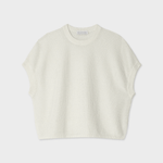White + Warren Linen Ribbed Easy Tee White