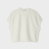 White + Warren Linen Ribbed Easy Tee White
