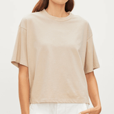 Velvet Clarah Crew Neck Tee Flax