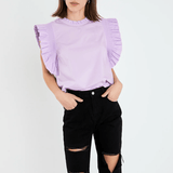 English Factory Pop It Ruffle Top
