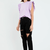 English Factory Pop It Ruffle Top