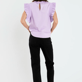 English Factory Pop It Ruffle Top