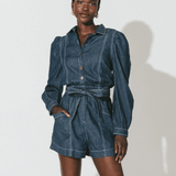 Cleobella Quincy Romper Chambray