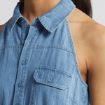 Du Paradis Paros Sleeveless Shirt Dress