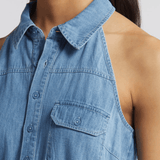 Du Paradis Paros Sleeveless Shirt Dress