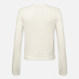 FRAME Pointelle Cardi Cream